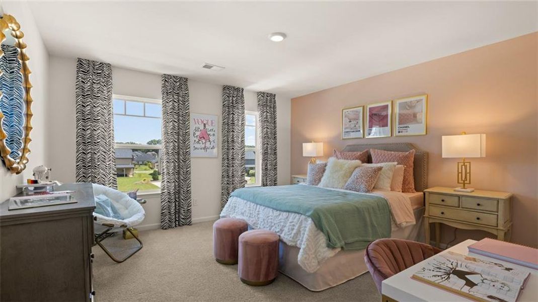 Furnished interior view inside a new home in Bridle Creek, Locust Grove (Image 7).