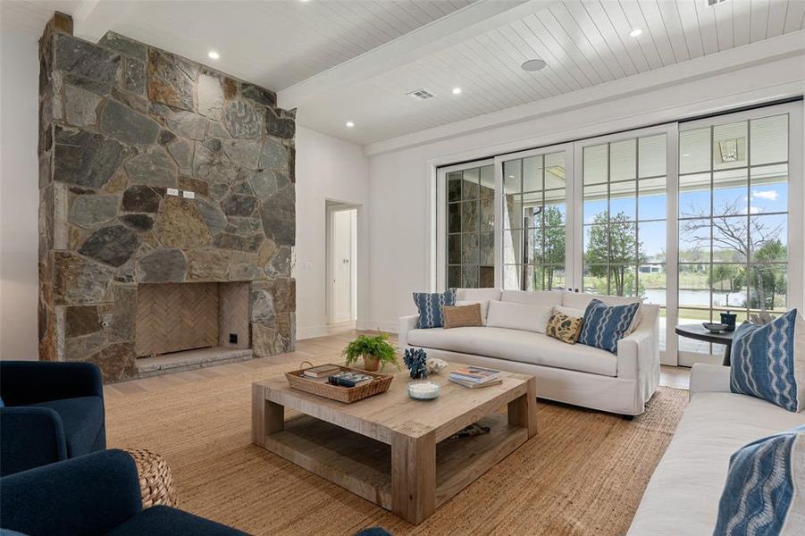 Furnished interior view inside a new home in , Malakoff (Image 31).