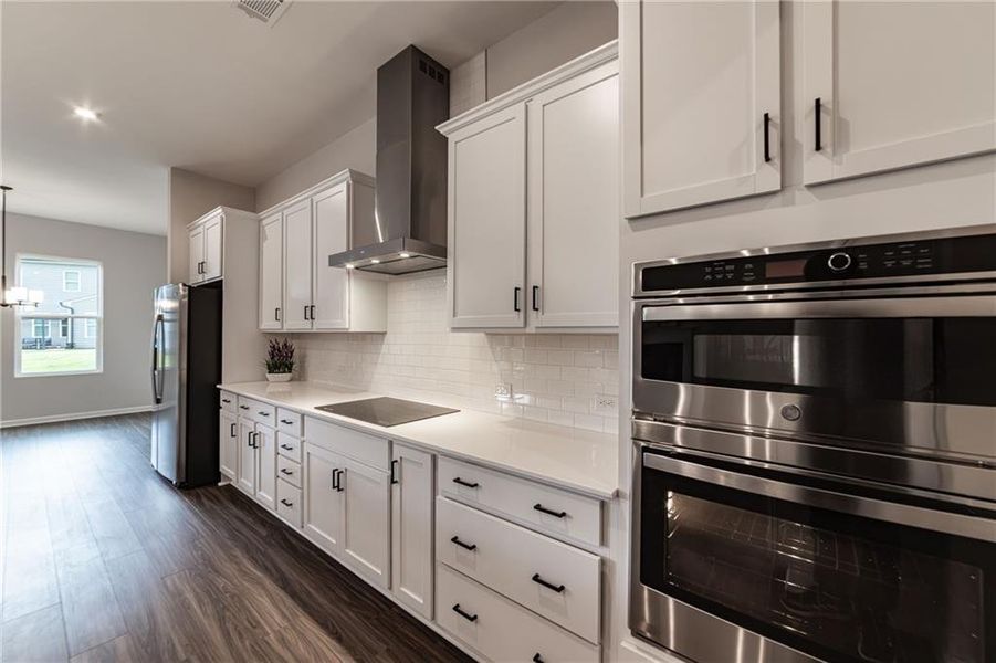 Furnished interior view inside a new home in , Canton (Image 29).