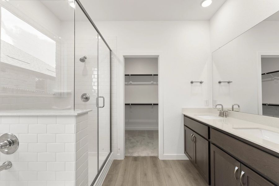 Primary Bathroom featuring the Roosevelt Collection Primary Bathroom featuring the Roosevelt Collection