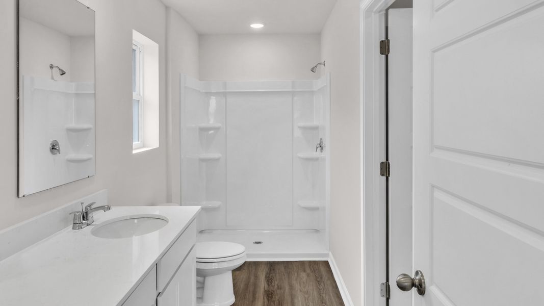 Furnished interior view inside a new home in Bailey Park, Fayetteville (Image 8). Furnished interior view inside a new home in Bailey Park, Fayetteville (Image 8).