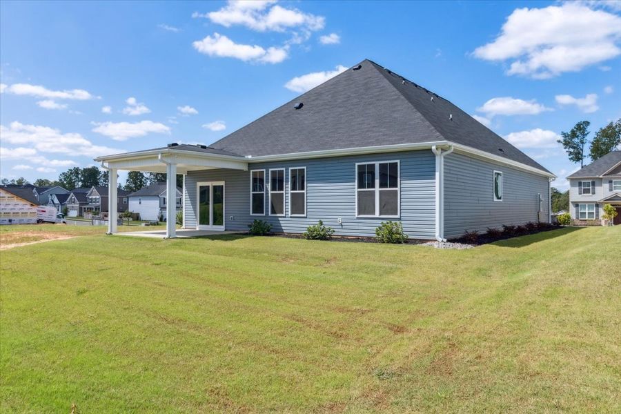 Front exterior of a new home in Windsor, North Augusta, SC, highlighting curb appeal (Image 22).