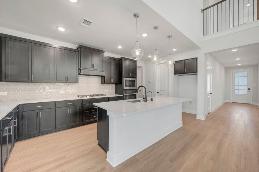 Furnished interior view inside a new home in The Meadows, Denton (Image 6).
