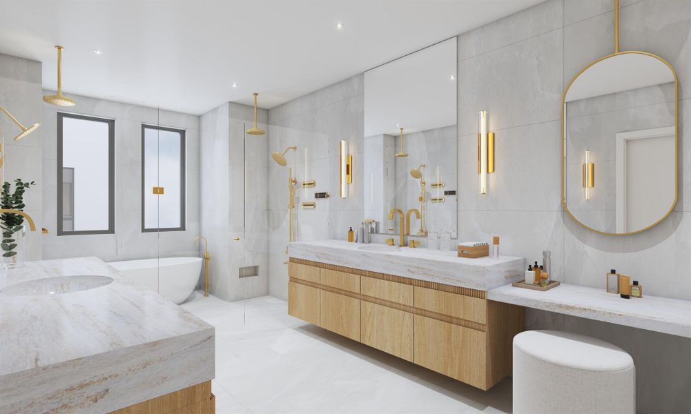 Furnished interior view inside a new home in , Boca Raton (Image 4).