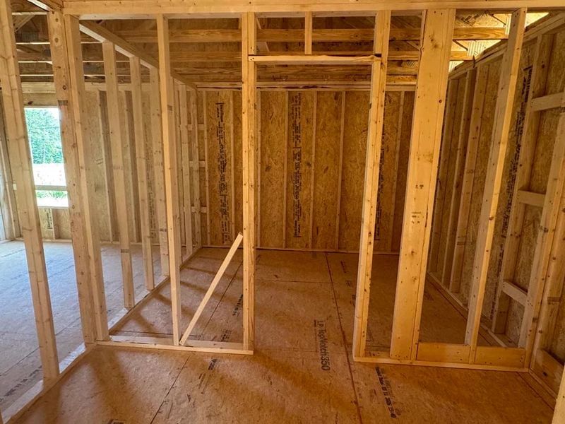 Primary Bedroom Walk-In Closet Construction Progress Primary Bedroom Walk-In Closet Construction Progress