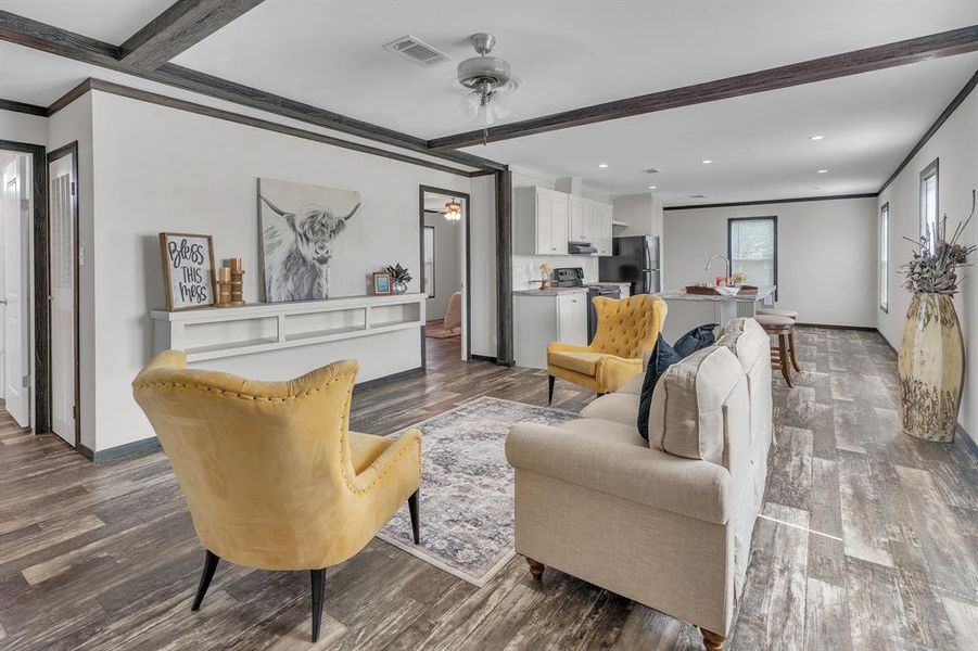 Furnished interior view inside a new home in , Granbury (Image 13).