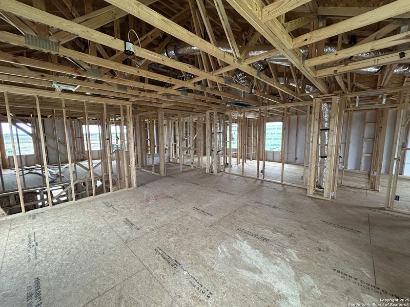 In-progress construction of a new home in Enclave at Hennersby Hollow 50's, San Antonio, TX (Image 14). In-progress construction of a new home in Enclave at Hennersby Hollow 50's, San Antonio, TX (Image 14).