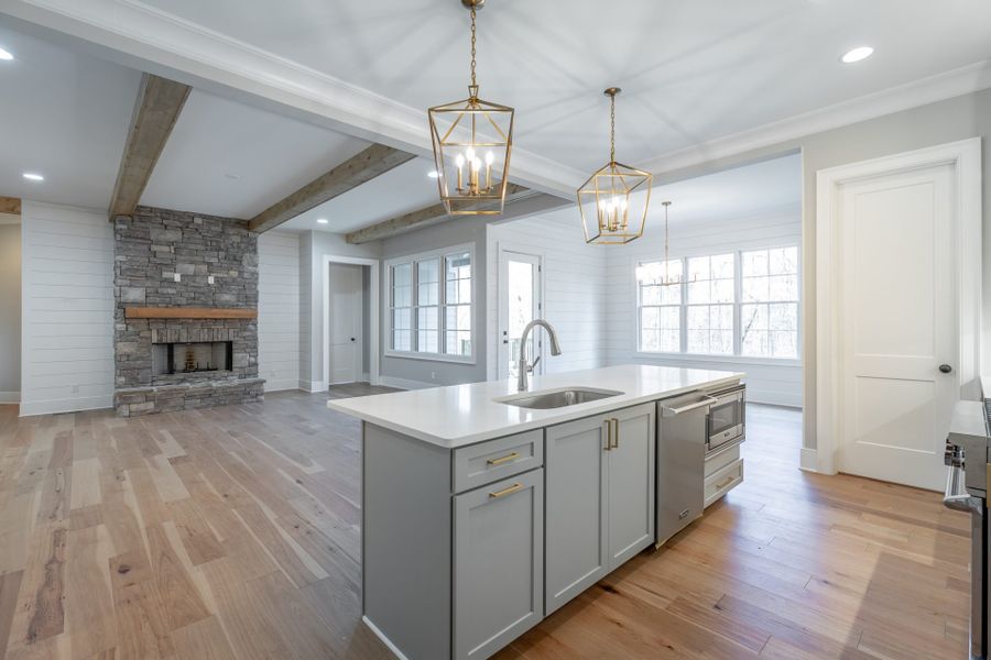Representative furnished interior of a home built from the Carolina B by Riverstone Construction, LLC in Pine Ridge, Soddy-Daisy (Image 16).
