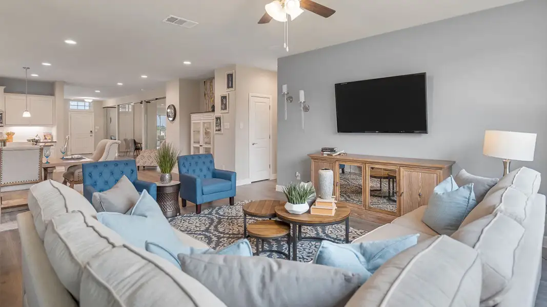 Furnished interior view inside a new home in Northstar West, Fort Worth (Image 18). Furnished interior view inside a new home in Northstar West, Fort Worth (Image 18).