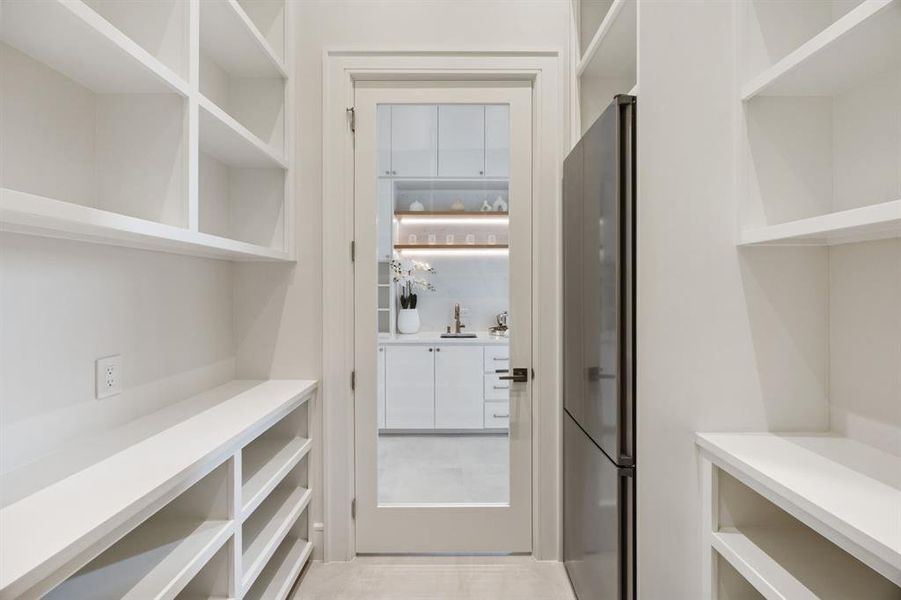 Pantry with 2nd refrigerator