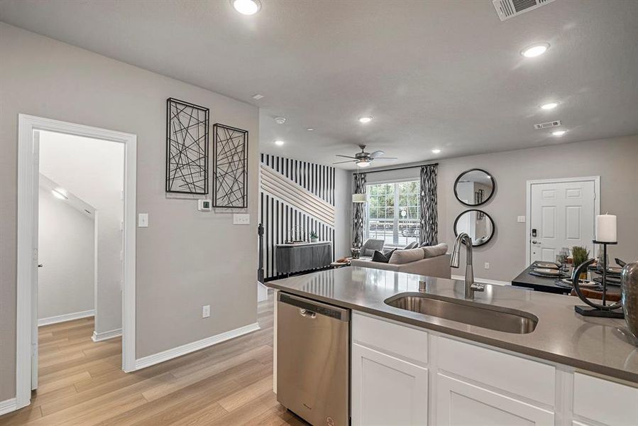 Furnished interior view inside a new home in Heartland Townhomes, Heartland (Image 3).