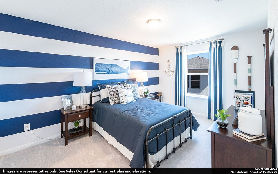 Furnished interior view inside a new home in The Woodlands at Medina Hills, Mico (Image 8). Furnished interior view inside a new home in The Woodlands at Medina Hills, Mico (Image 8).