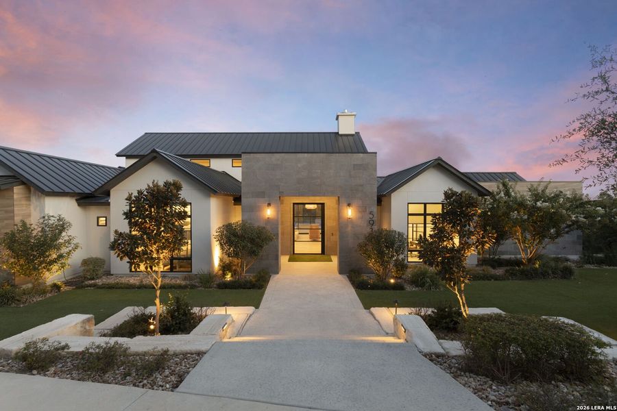 Front exterior of a new home in , San Antonio, TX, highlighting curb appeal (Image 22). Front exterior of a new home in , San Antonio, TX, highlighting curb appeal (Image 22).