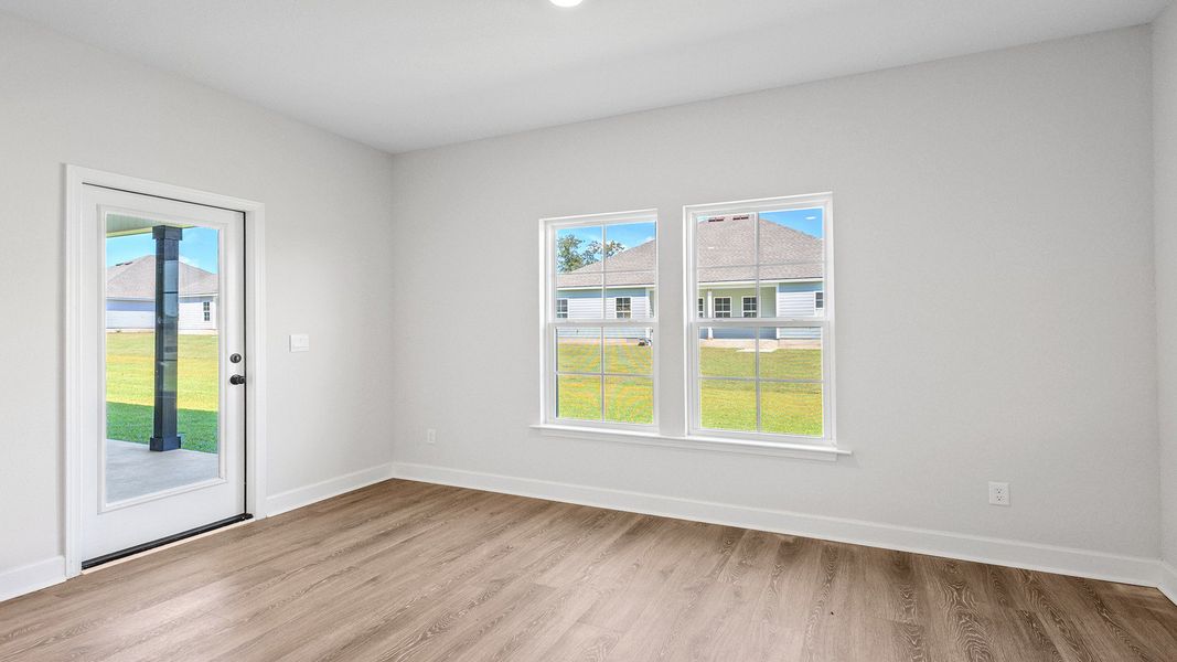 Representative unfurnished interior of a home built from the The Jasmine by D.R. Horton in Meadows at Rehwinkel, Crawfordville (Image 21).