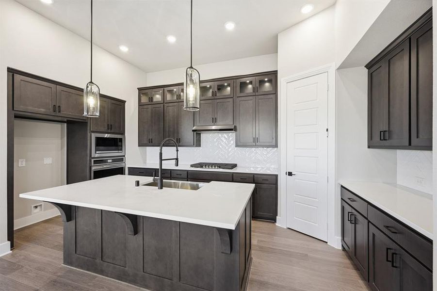 Furnished interior view inside a new home in Sandbrock Ranch, Aubrey (Image 6).