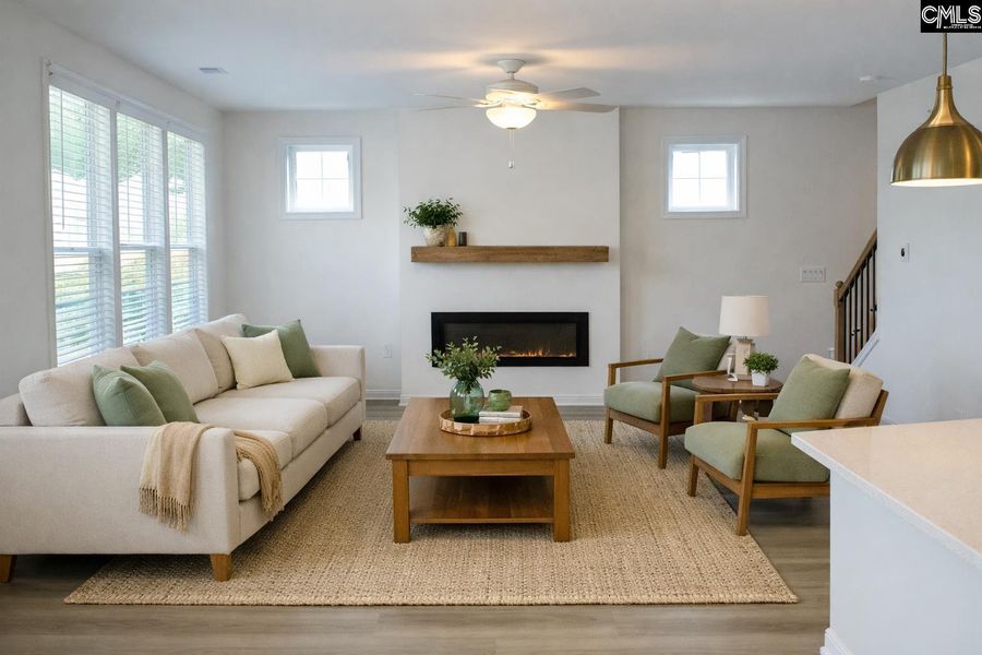 Furnished interior view inside a new home in Bickley Station, Irmo (Image 11). Furnished interior view inside a new home in Bickley Station, Irmo (Image 11).