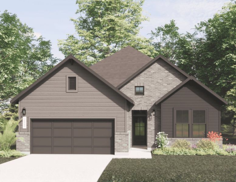 Representative exterior photo of a completed home built from the The Bowie by Joseph Creek Homes in Megan's Landing, Castroville, TX (Image 4). Representative exterior photo of a completed home built from the The Bowie by Joseph Creek Homes in Megan's Landing, Castroville, TX (Image 4).
