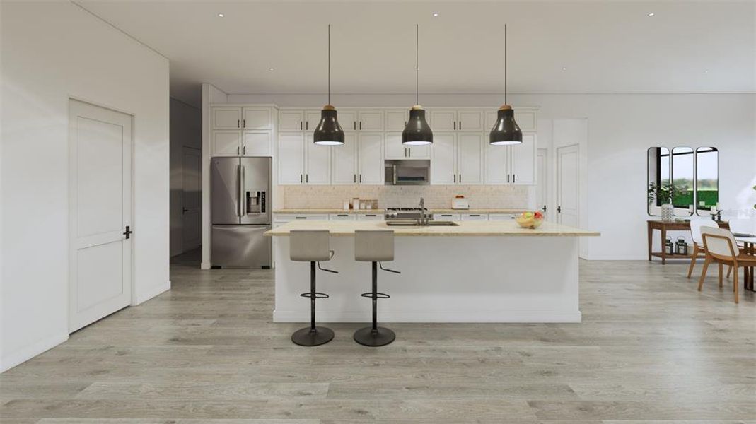Furnished interior view inside a new home in , Rotonda West (Image 8).