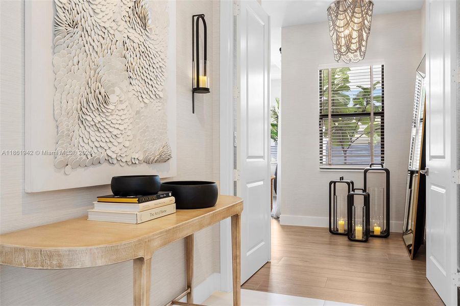 Furnished interior view inside a new home in , Miami (Image 12). Furnished interior view inside a new home in , Miami (Image 12).