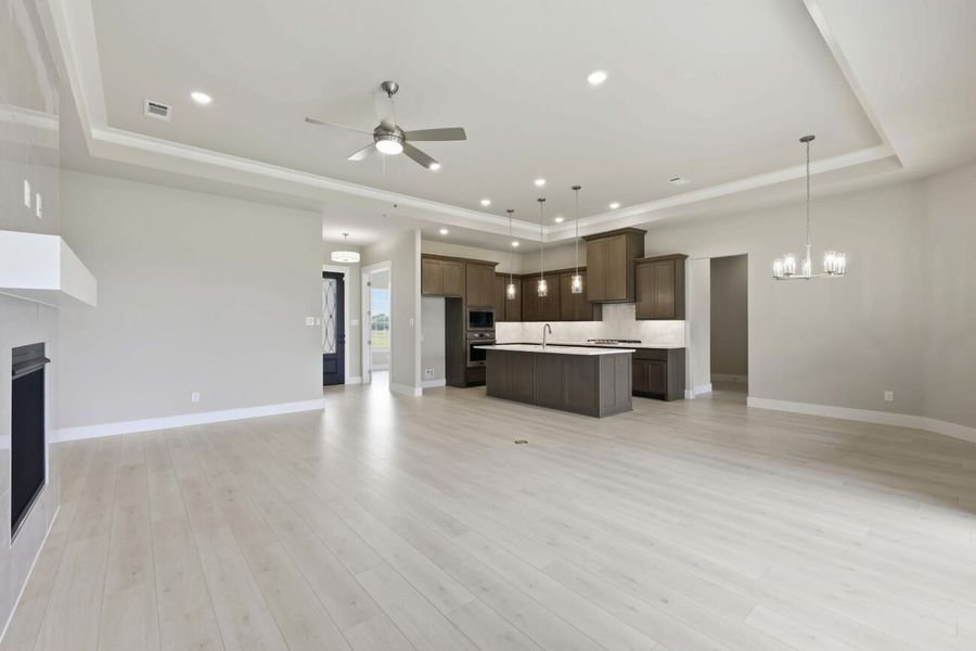 Spacious, unfurnished interior of a new home in Ladera Little Elm, Little Elm (Image 31). Spacious, unfurnished interior of a new home in Ladera Little Elm, Little Elm (Image 31).