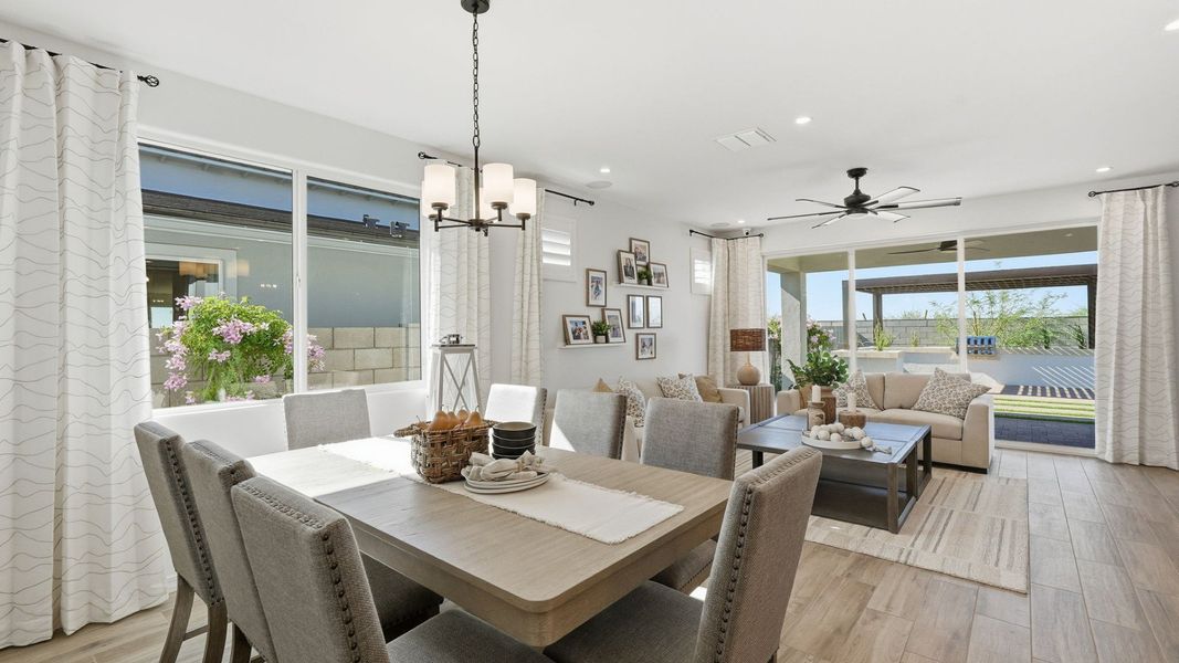 Representative furnished interior of a home built from the Bluebell by DRB Homes in Apache Farms, Buckeye (Image 14).