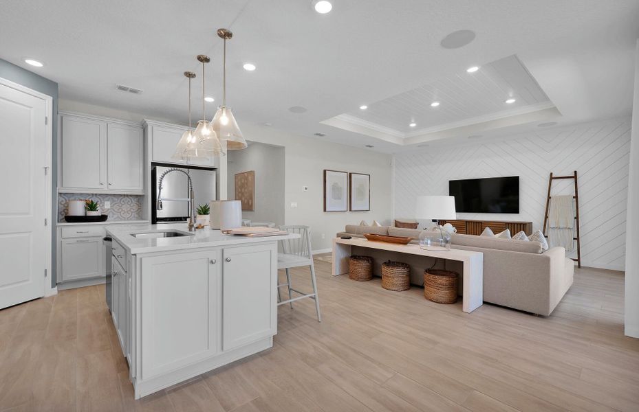 Representative furnished interior of a home built from the Cedar by Pulte Homes in Murray Farms, Middleburg (Image 6). Representative furnished interior of a home built from the Cedar by Pulte Homes in Murray Farms, Middleburg (Image 6).