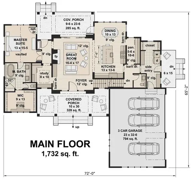 2D floor plan layout of this home in , Dripping Springs, TX (Image 4).