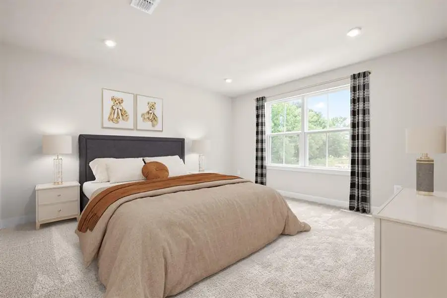 Representative furnished interior of a home built from the York by Ryan Homes in Linden Park, Moore (Image 16). Representative furnished interior of a home built from the York by Ryan Homes in Linden Park, Moore (Image 16).