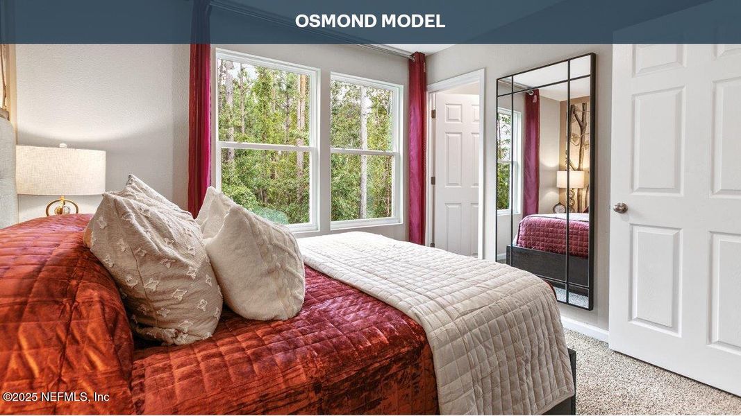 Furnished interior view inside a new home in Cordera Townhomes, St. Augustine (Image 9).