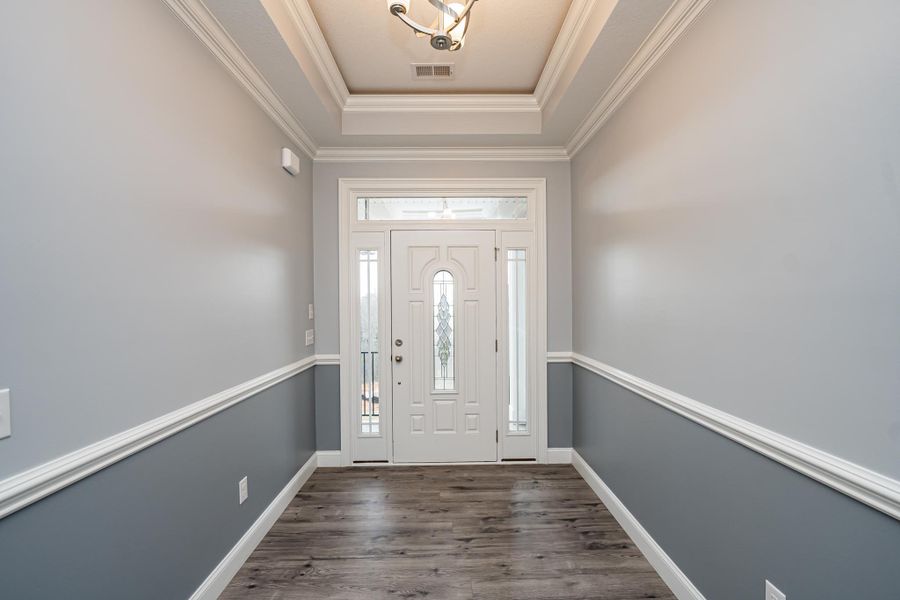 Representative unfurnished interior of a home built from the Roosevelt Elite by Enchanted Homes in Pointe Summit, Slater-Marietta (Image 22).