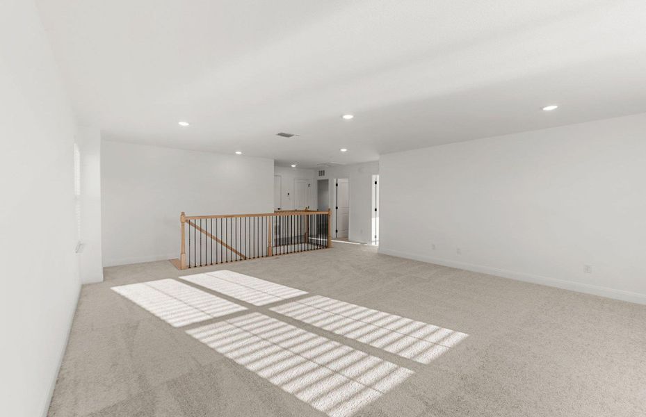 Spacious, unfurnished interior of a new home in Patterson Ranch, Georgetown (Image 15).