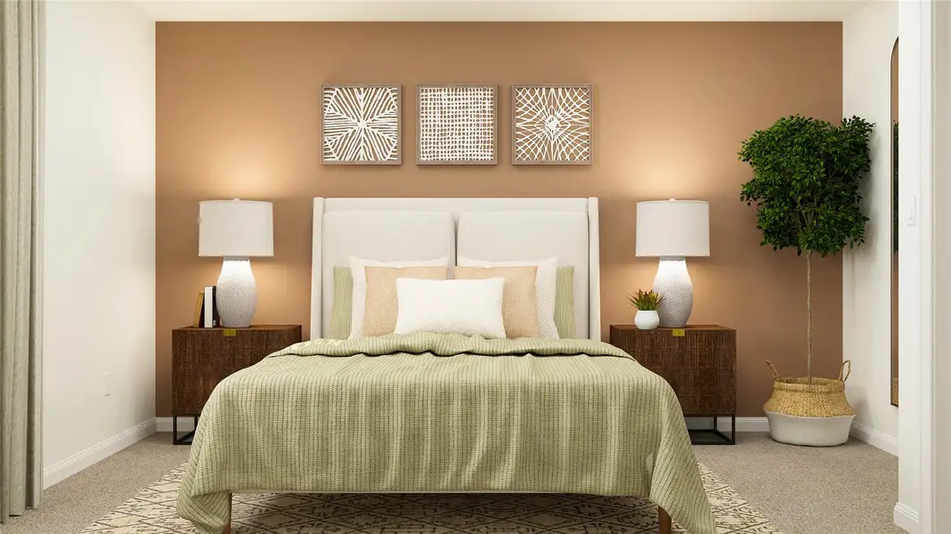 Furnished interior view inside a new home in Lively Ranch: Highlands Collection, Georgetown (Image 10).