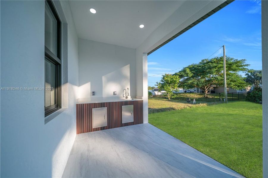 Exterior details and patio area of a home in , Lehigh Acres (Image 17). Exterior details and patio area of a home in , Lehigh Acres (Image 17).