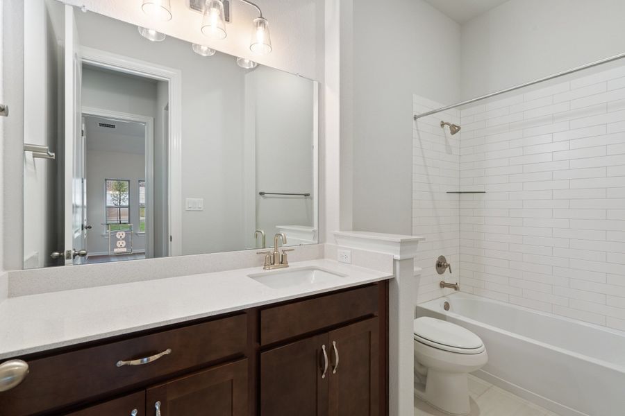 Representative furnished interior of a home built from the Palmer by Ashton Woods in The Estates at La Cima, San Marcos (Image 7).