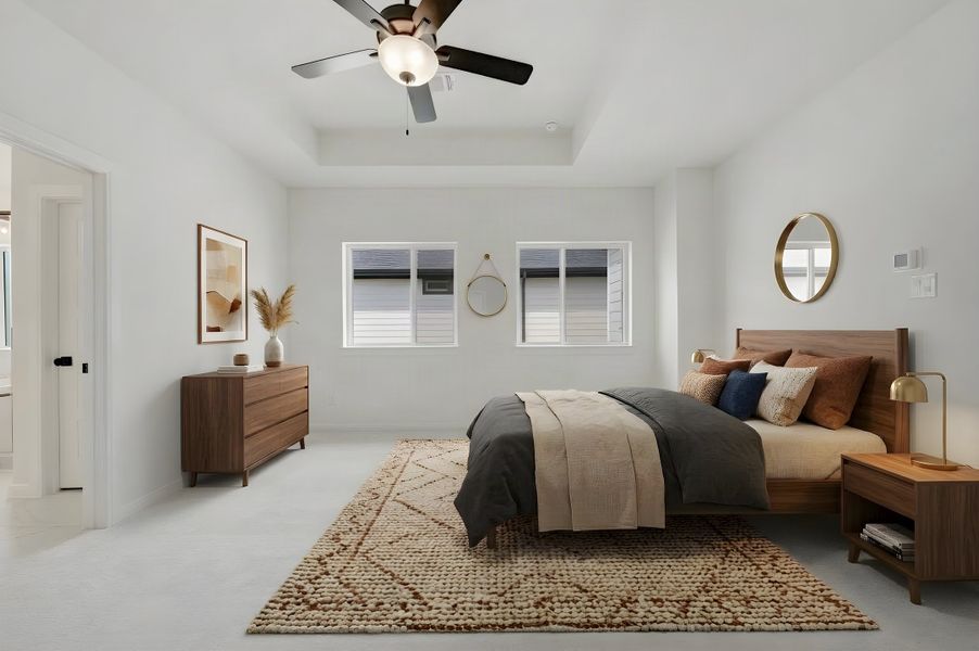 Furnished interior view inside a new home in Walsh Cottage, Fort Worth (Image 7). Furnished interior view inside a new home in Walsh Cottage, Fort Worth (Image 7).