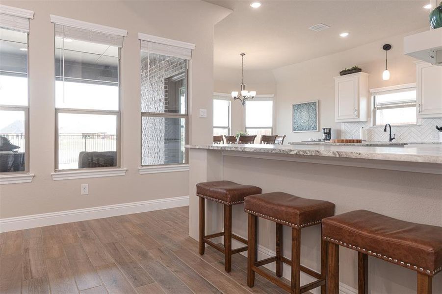 Seating for counter bar seating