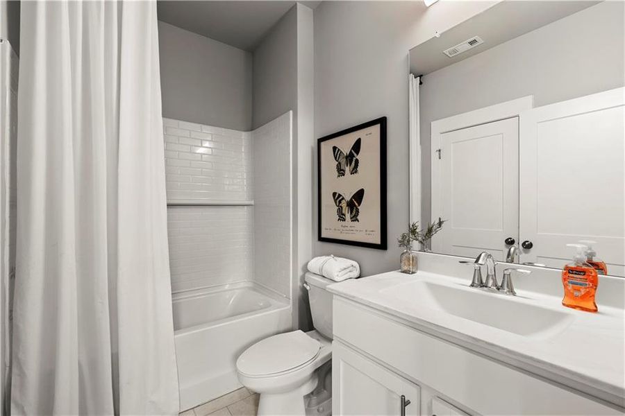 Furnished interior view inside a new home in One Riverside West, Atlanta (Image 7).