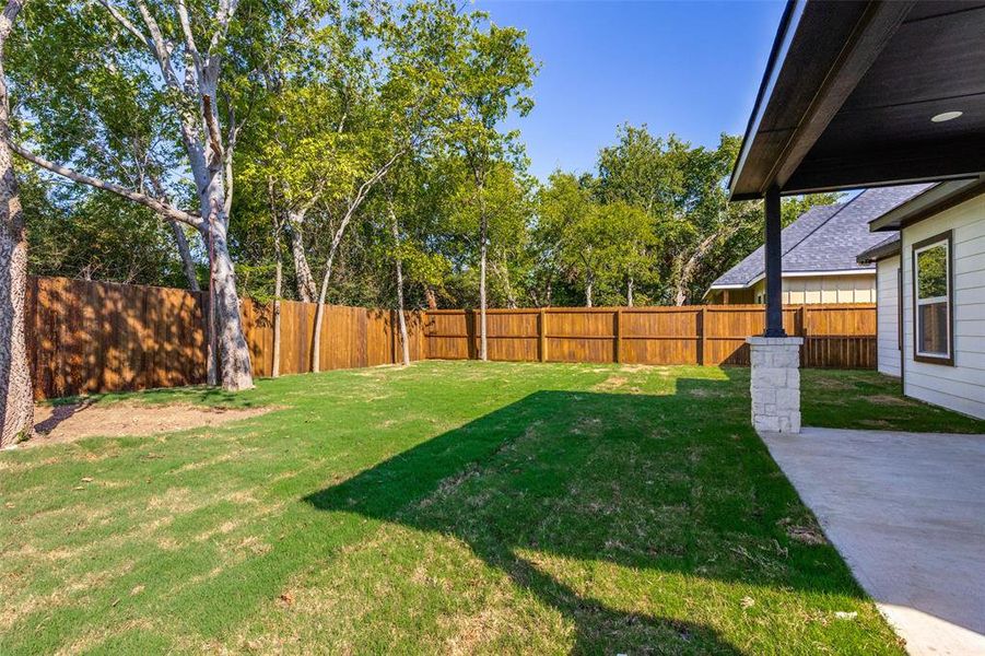 Exterior details and patio area of a home in , Fort Worth (Image 21).