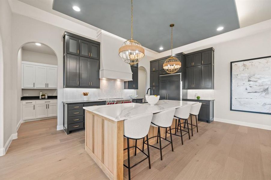 Furnished interior view inside a new home in , Pelican Bay (Image 12).