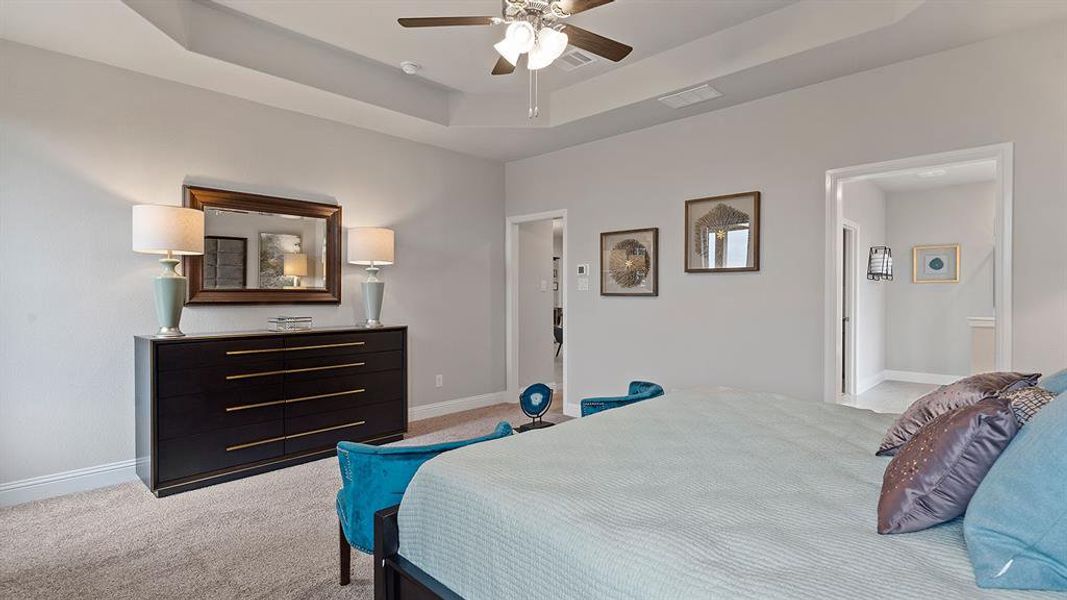 Furnished interior view inside a new home in Lakeview Pointe, Grand Prairie (Image 32).