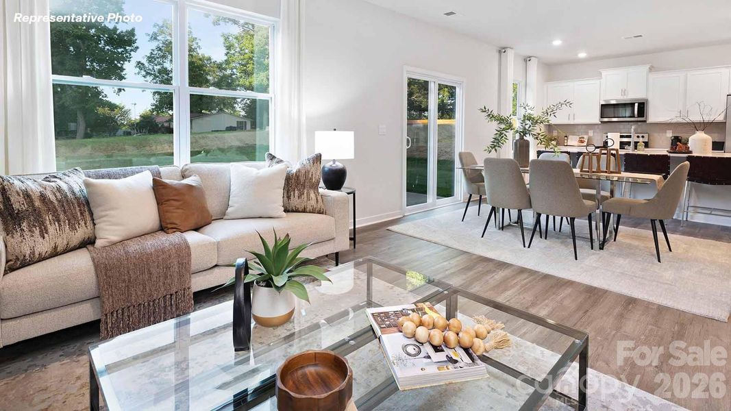 Furnished interior view inside a new home in Brinkley Ridge, Kings Mountain (Image 13).