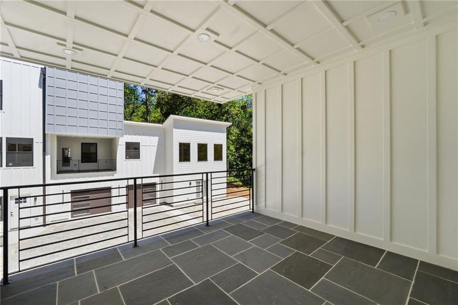 Exterior details and patio area of a home in , Roswell (Image 30).