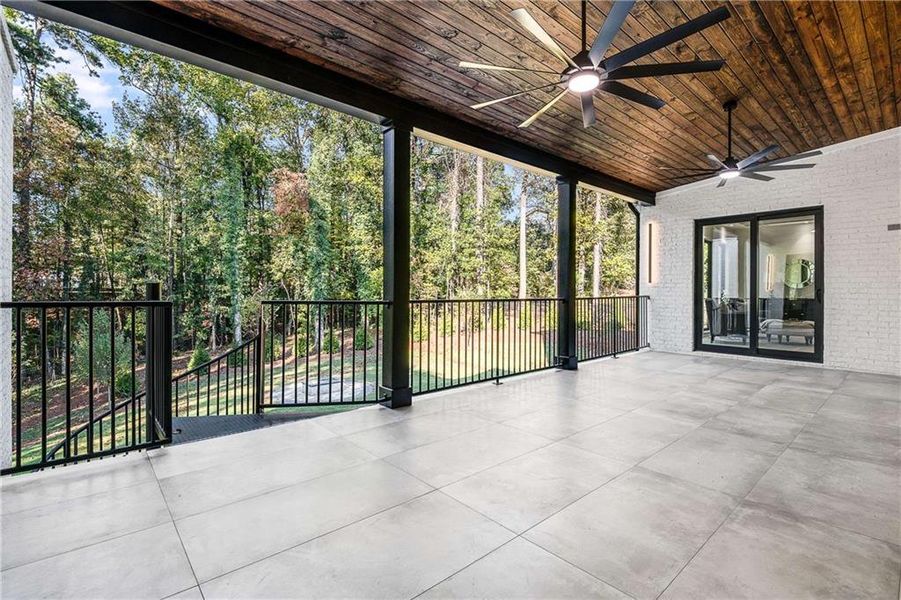 Exterior details and patio area of a home in , Sandy Springs (Image 30). Exterior details and patio area of a home in , Sandy Springs (Image 30).