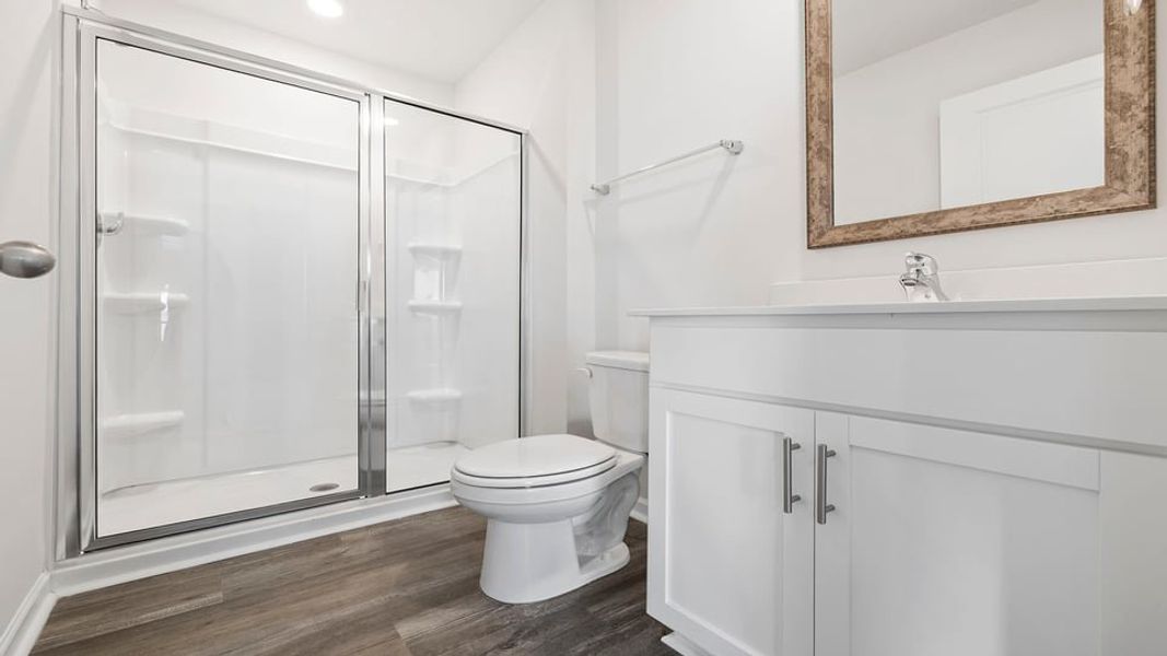 Furnished interior view inside a new home in Harper Ridge, Roebuck (Image 11). Furnished interior view inside a new home in Harper Ridge, Roebuck (Image 11).