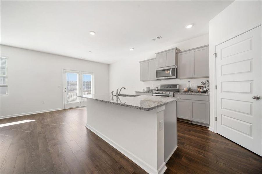 Furnished interior view inside a new home in Brooks Village, Dacula (Image 3).