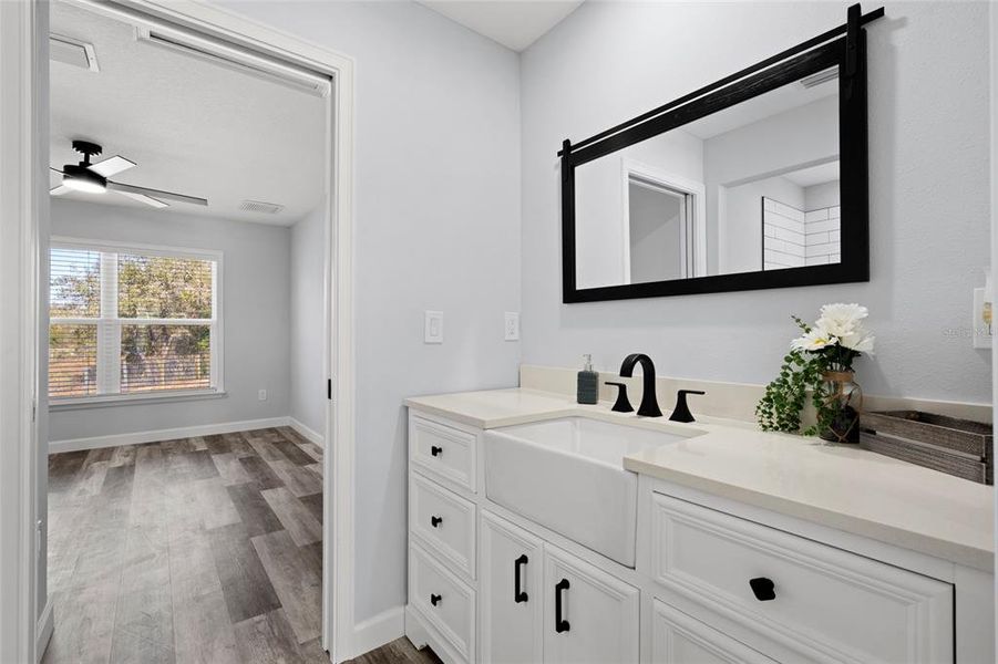 Furnished interior view inside a new home in , Okeechobee (Image 10).