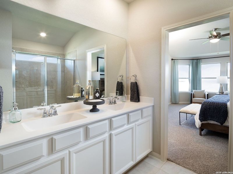 Furnished interior view inside a new home in Legendary Trails - Classic Series, Cibolo (Image 5).