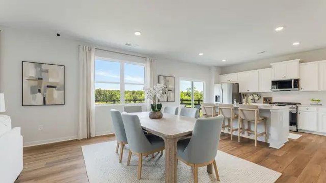 Furnished interior view inside a new home in Reserve at Gum Springs, Jefferson (Image 5).