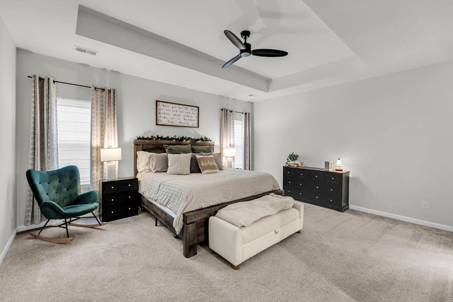 Furnished interior view inside a new home in Cordgrass Landing, Johns Island (Image 27).