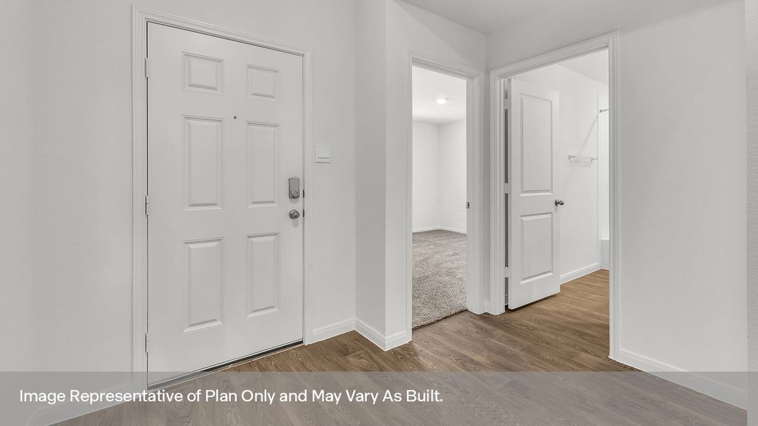 Spacious, unfurnished interior of a new home in Trace, San Marcos (Image 8). Spacious, unfurnished interior of a new home in Trace, San Marcos (Image 8).